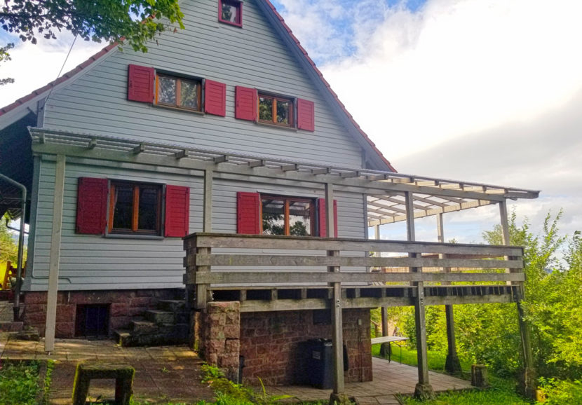 Neue Überdachung der Terrasse in Bad Herrenalb