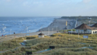 Norderney - Blick auf den Sandstrand aus den Dünen