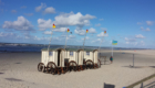 Norderney - Strand mit Umkleidewagen