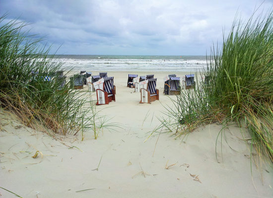 Norderney - Strand mit Strandkörben
