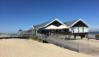 Renesse - Strandcafe mit Blick über das Meer