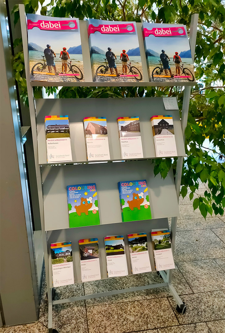 Stand beim Mitarbeiterfest im Bundesamt für Soziale Sicherung