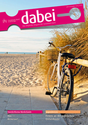 Titelseite des Mitgliedermagazins Dabei - Ausgabe 2018/2019