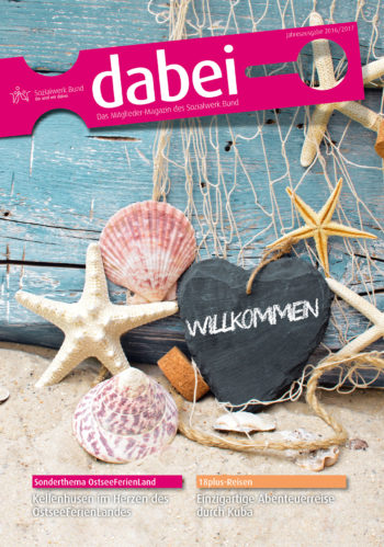 Titelseite des Mitgliedermagazins Dabei - Ausgabe 2016/2017